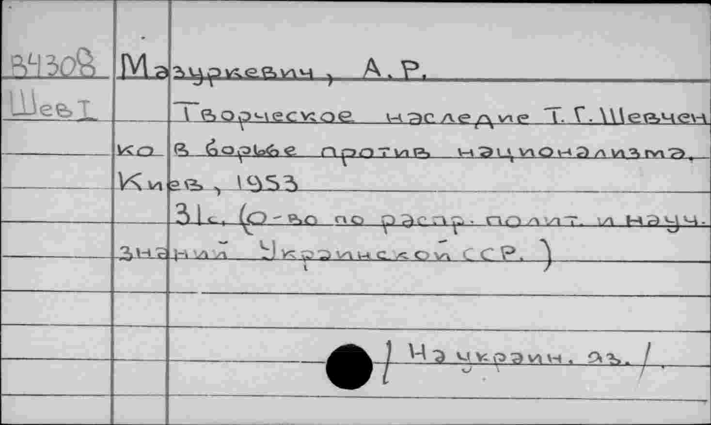 ﻿Шее, T		) A » Pi	 \ Всяческое мйгле ^ир T. Г. \\1еачен
		P, &oÿ3lo<ae nçi/rrviP, n Si >( wow Э л via мй ,
—		гуъ , ^355		 ?> 1 с_. (о - ₽»г> по рЛсглр. ПЛл>л~ 1/1 Ь»эу4-
	г	}Ч W л	ро w и с А о w С С Р.
		
		
		И Э Ц краИН , 9> 'S, /
		
		